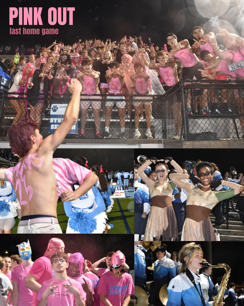 CCHS Student section at football game