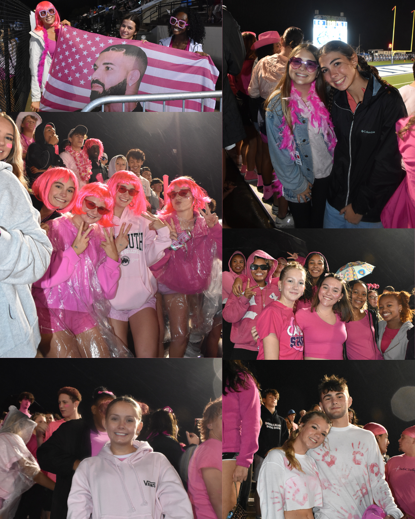 CCHS Student section at football game