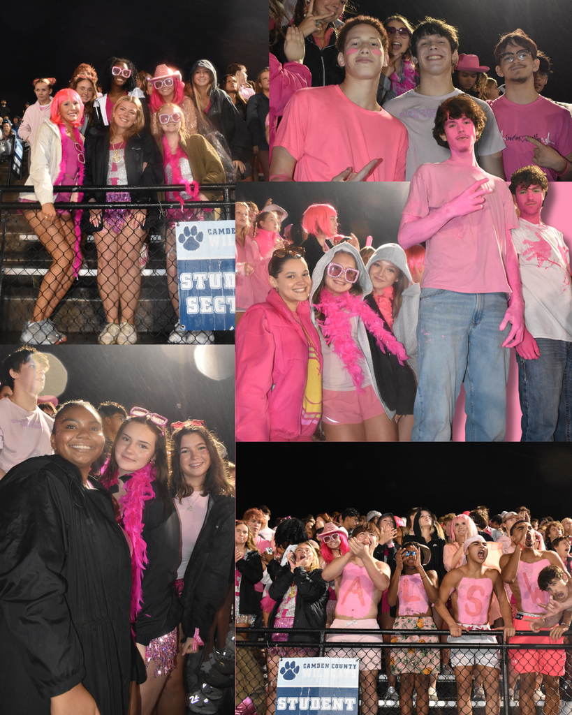 CCHS Student section at football game