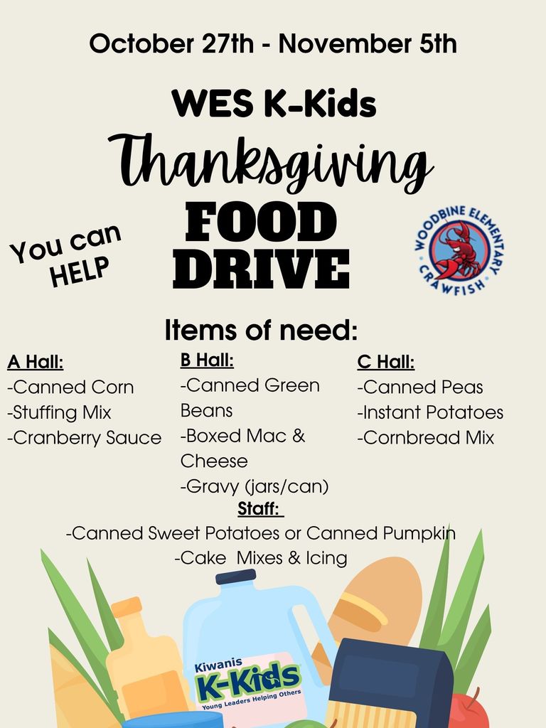 Canned Food Drive for Thanksgiving