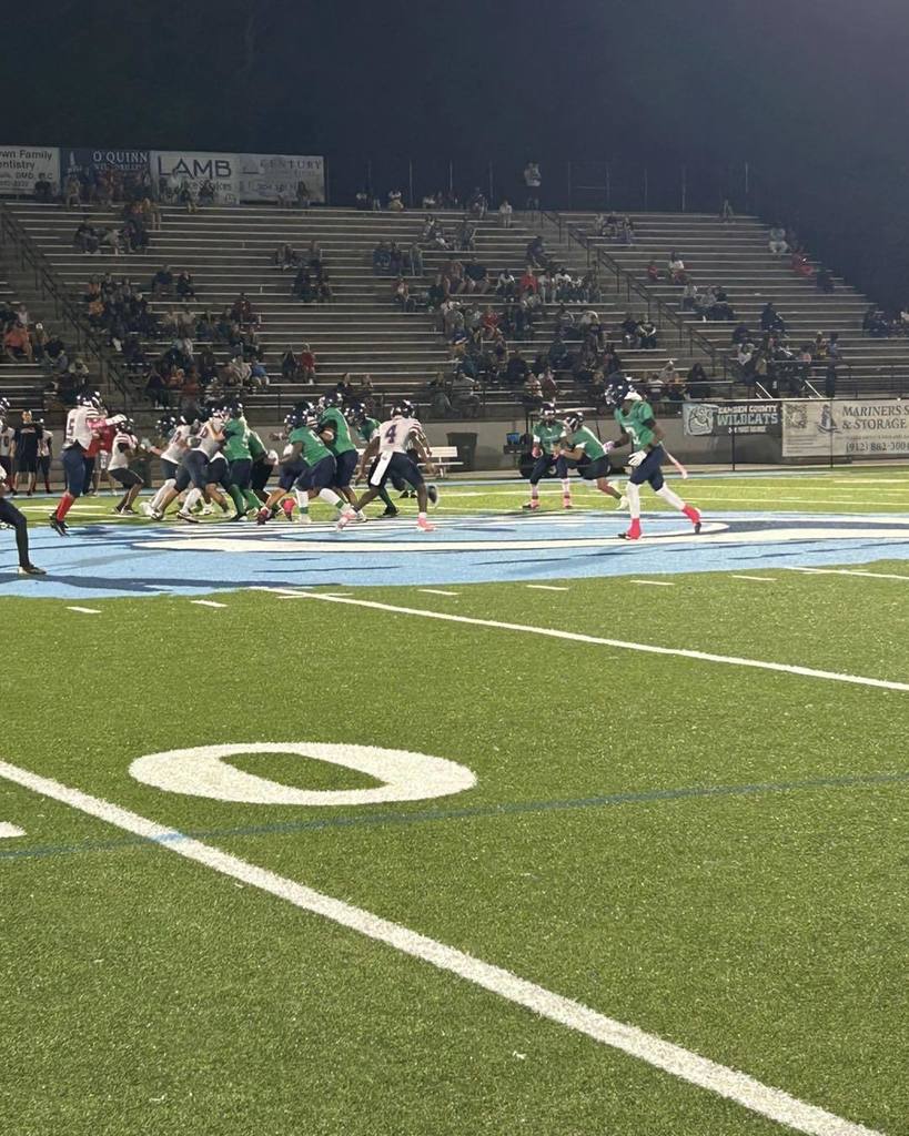 football players playing