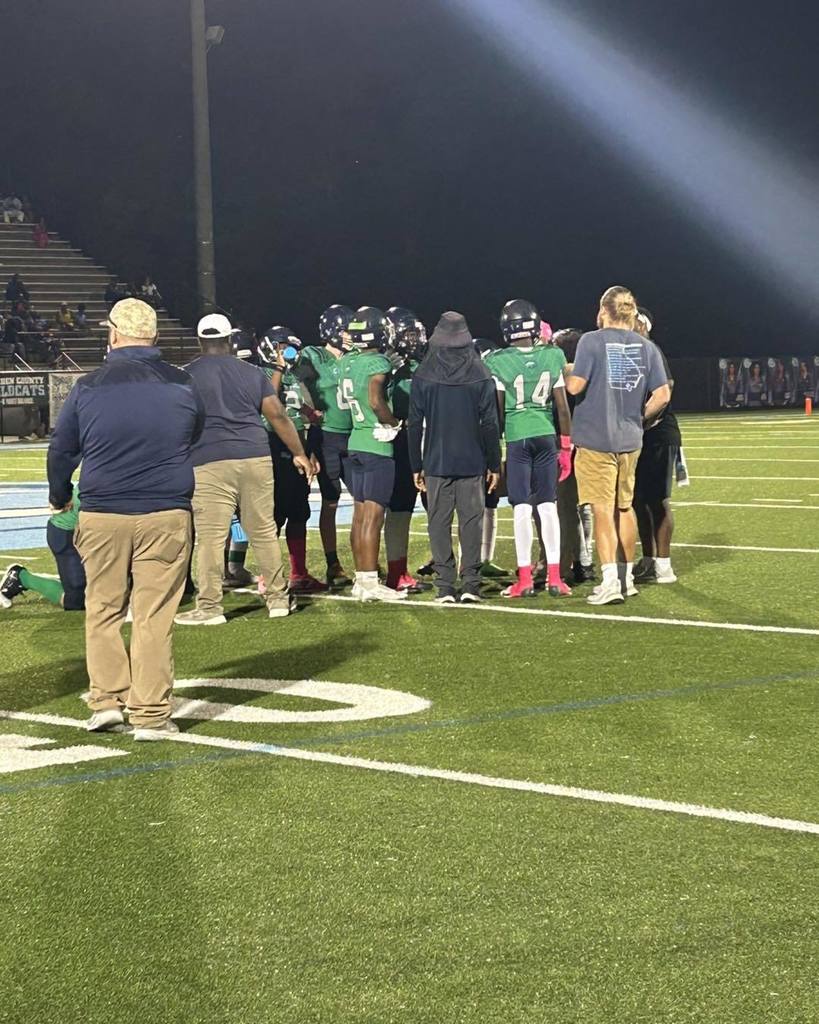 football players playing