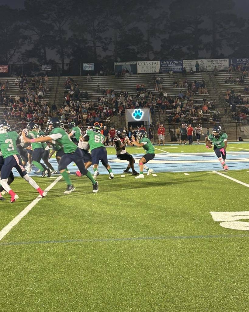 football players playing