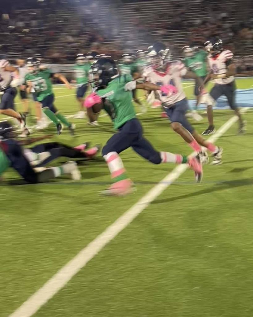 football players playing