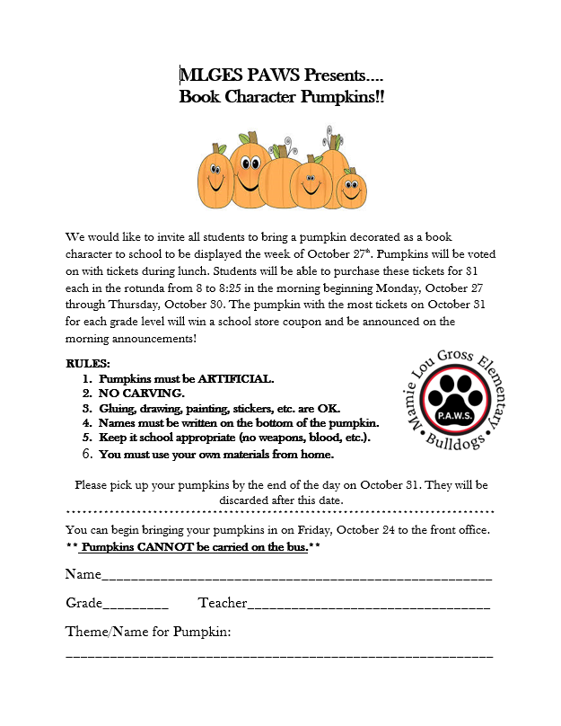 PAWS Pumpkins