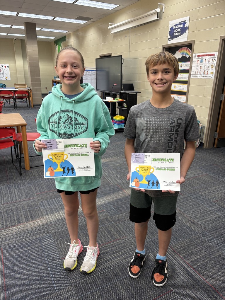 Bulldog Running Club winners