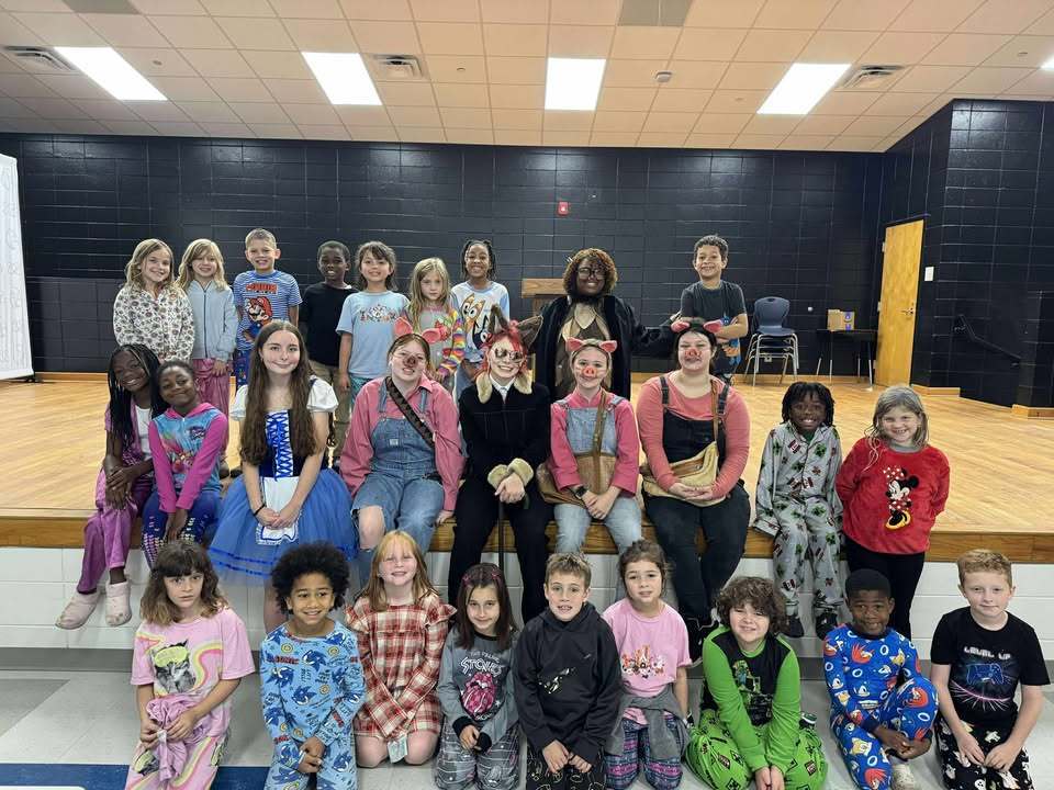 🎭 Theatre Morning at SES! Our K–2 Eagles had the best time watching CCHS Theatre’s performance of The Trial of the Big Bad Wolf this morning! The students were engaged, laughing, and absolutely loving the show.  A big thank you to Mr. Hill and the talented CCHS Theatre students for sharing your hard work, creativity, and time with us. You brought so much joy to our school today! 💙🦅