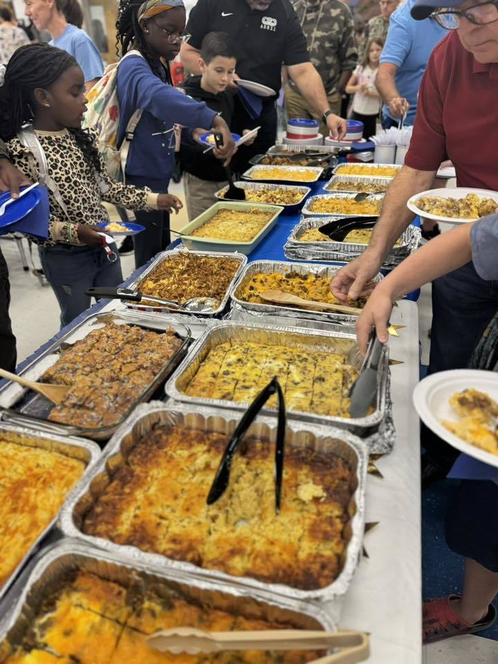 This morning, we had the privilege of welcoming more than 400 veterans and students to our annual Veterans Day Breakfast. It was such a special time of honoring the men and women who have courageously served and sacrificed for our country. To all of our veterans — thank you for your service. We are grateful for you today and every day. ❤️🤍💙 A HUGE thank you to our parent volunteers, teachers, staff, and generous families who donated time, food, and support to make this event possible. Your commitment and love for our school are what make Sugarmill truly feel like home. We are proud to be a community that celebrates, serves, and stands together. 💛💙 Check out our album here on Facebook for all the photos! #SugarmillStrong #VeteransDay #ThankYouVeterans