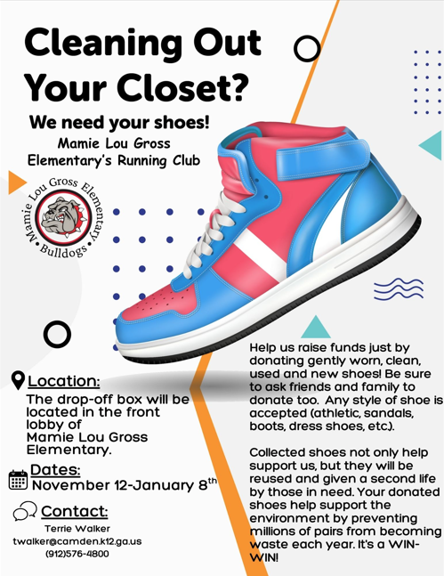 Running Club Shoe Drive