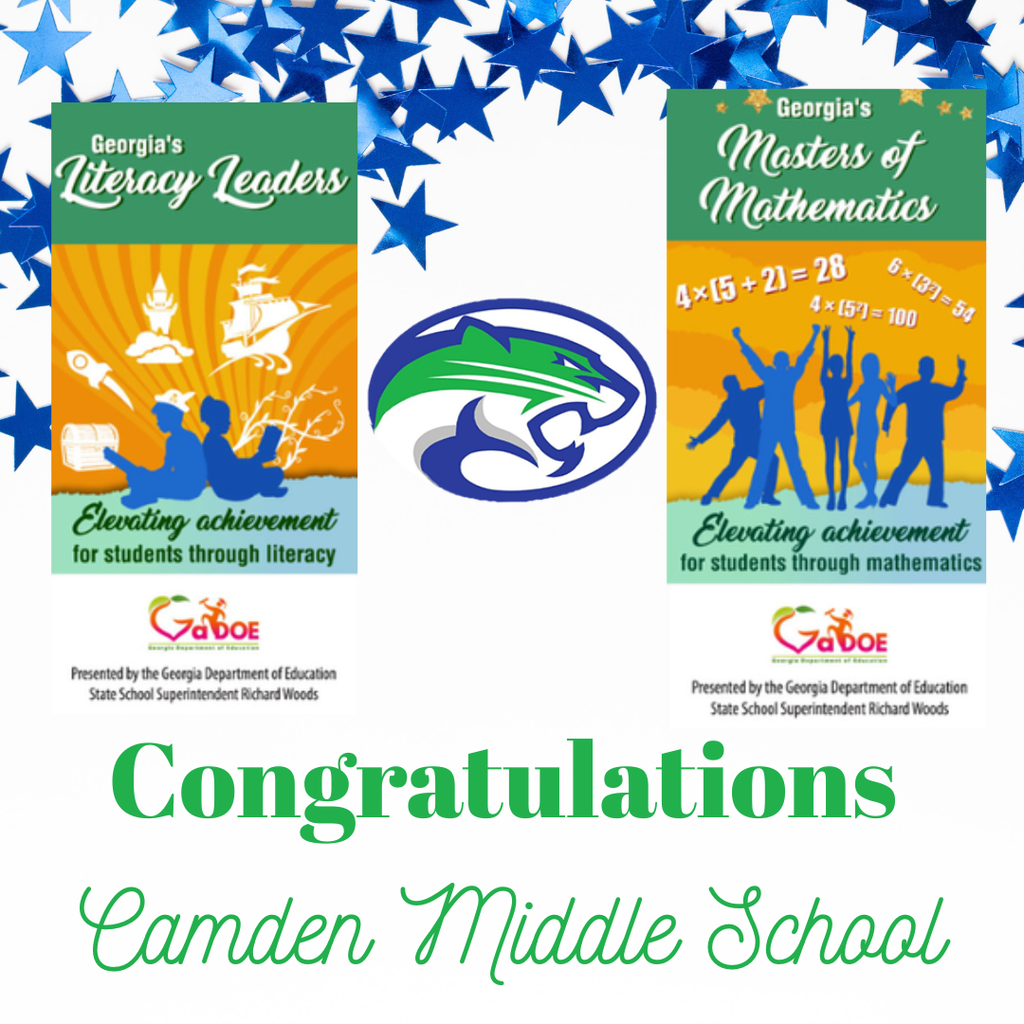 Camden Middle School Literacy leader, and masters of mathematics.  