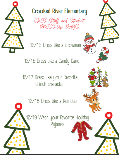 Holiday Dress Up Days