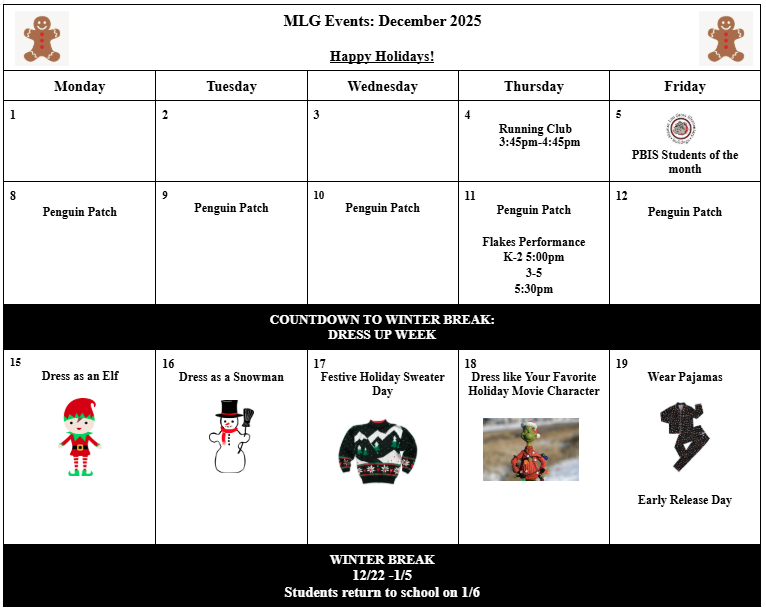 December Calendar