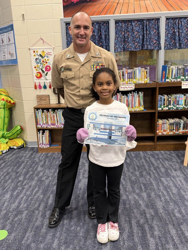 2nd grade student of the month