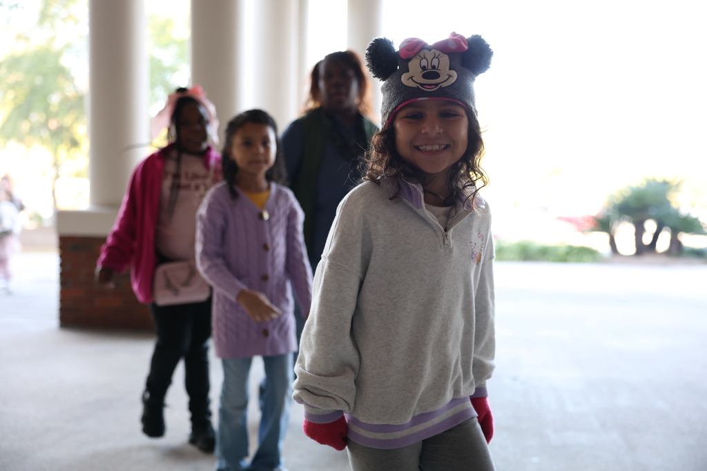 Students attending dance recital