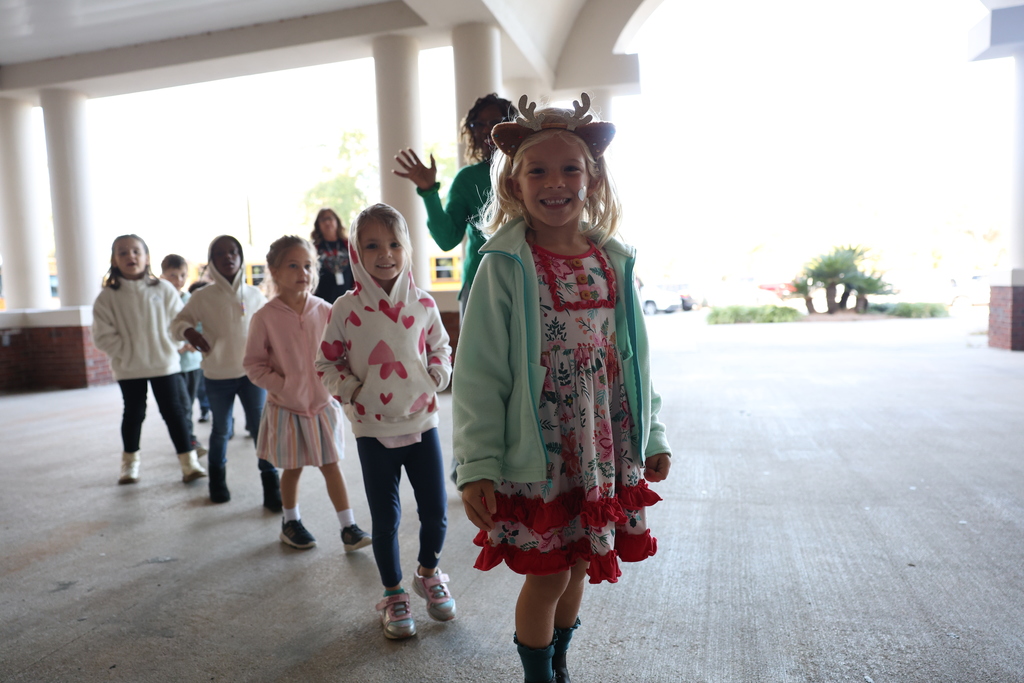 Students attending dance recital