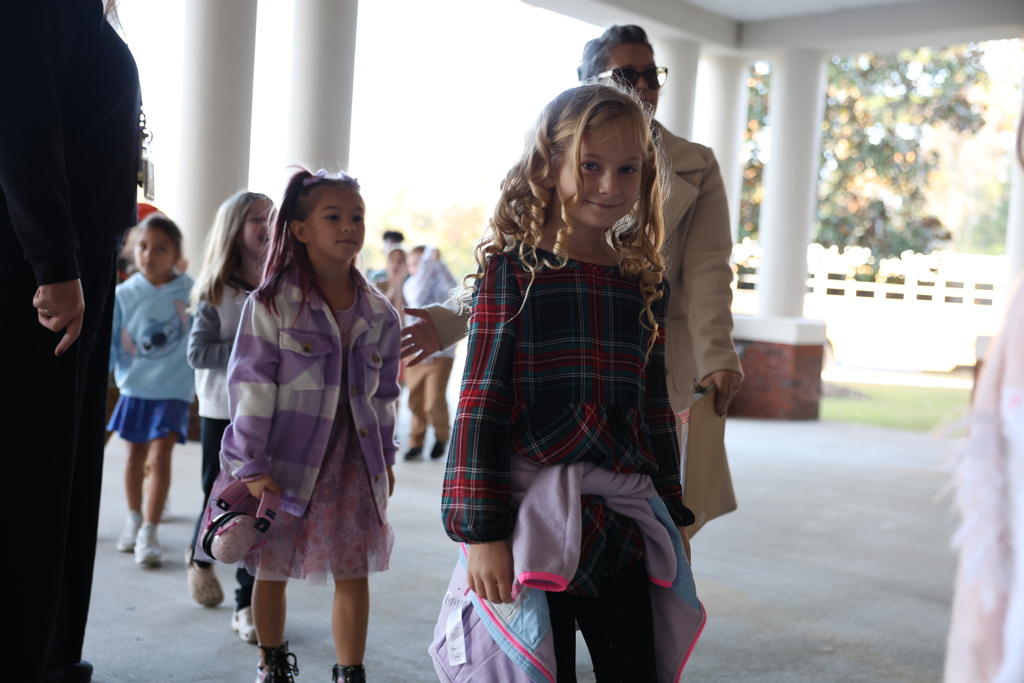 Students attending dance recital