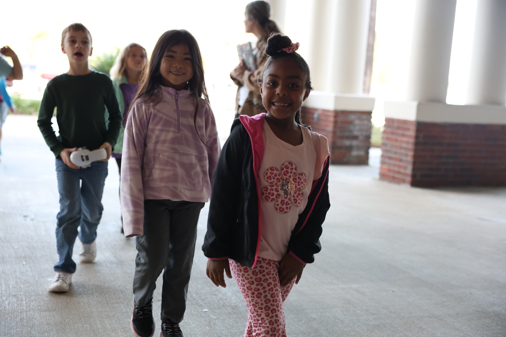 Students attending dance recital
