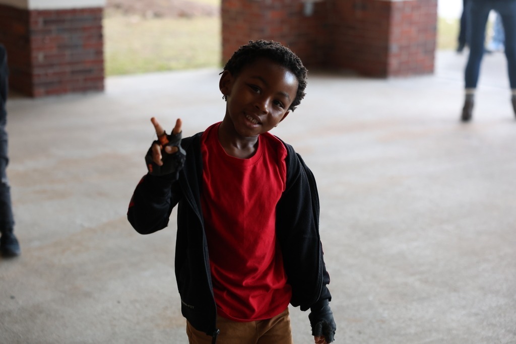 Students in line to see the nutcracker