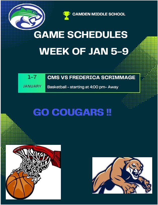 CMS Athletic Schedule