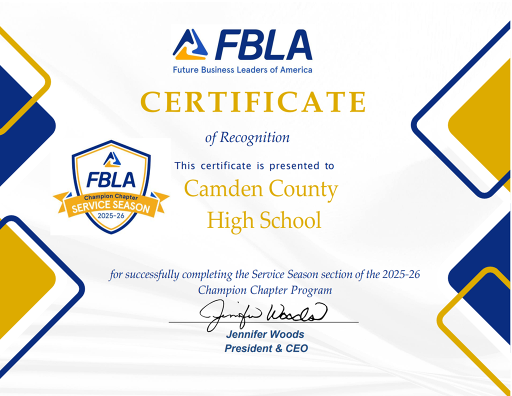 FBLA Recognized