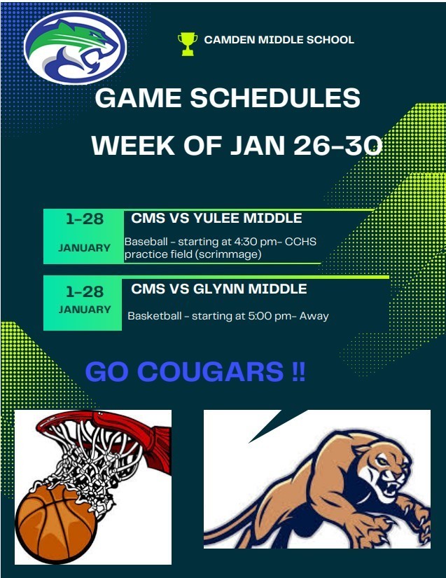 CMS Athletic Schedule