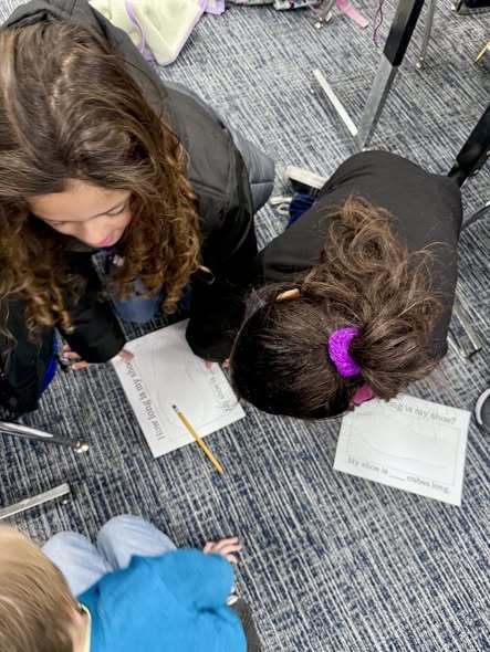 Students doing assignment