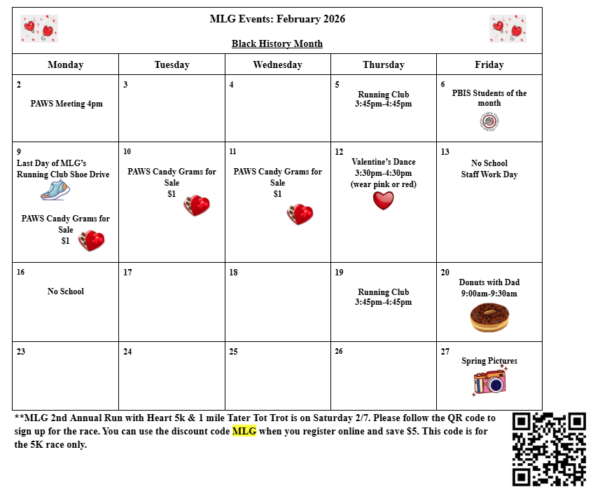 February Calendar