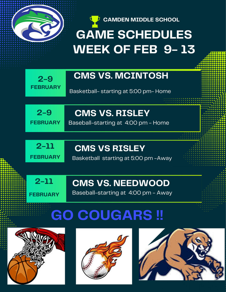CMS Athletic Schedule