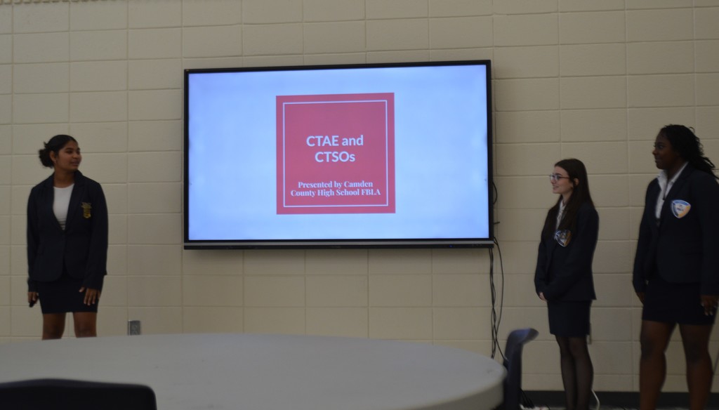 fbla members speaking about ctae month