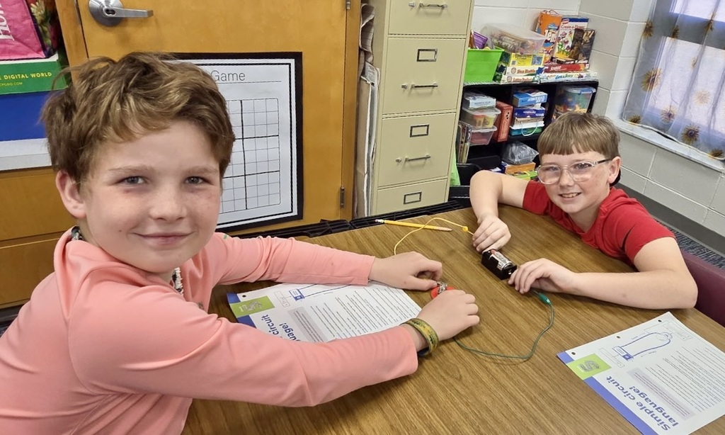 students working on project