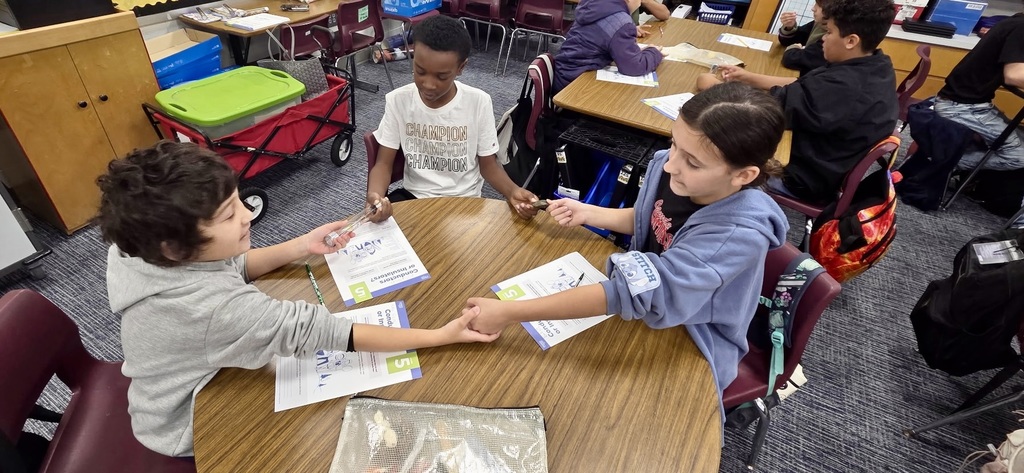 students working on project