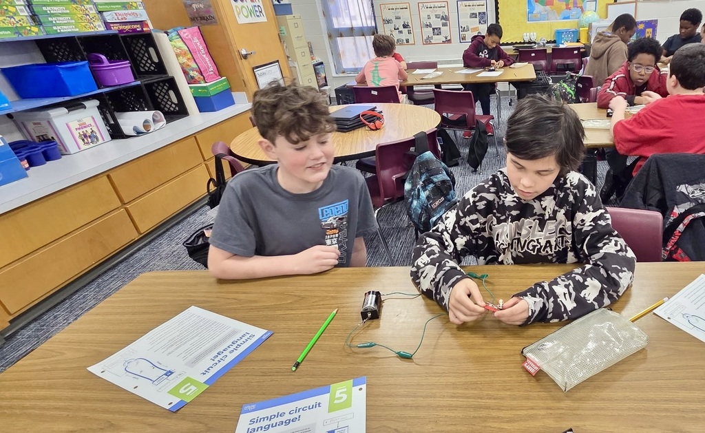 students working on project