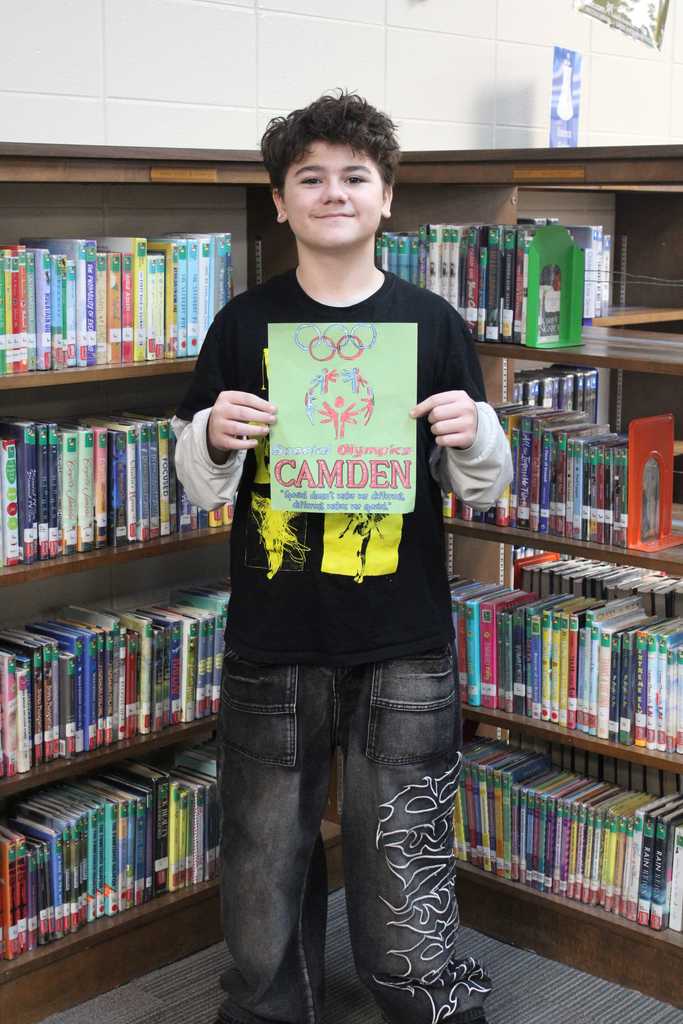 Special Olympics shirt winner