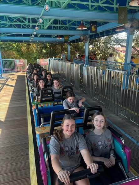 students on ride
