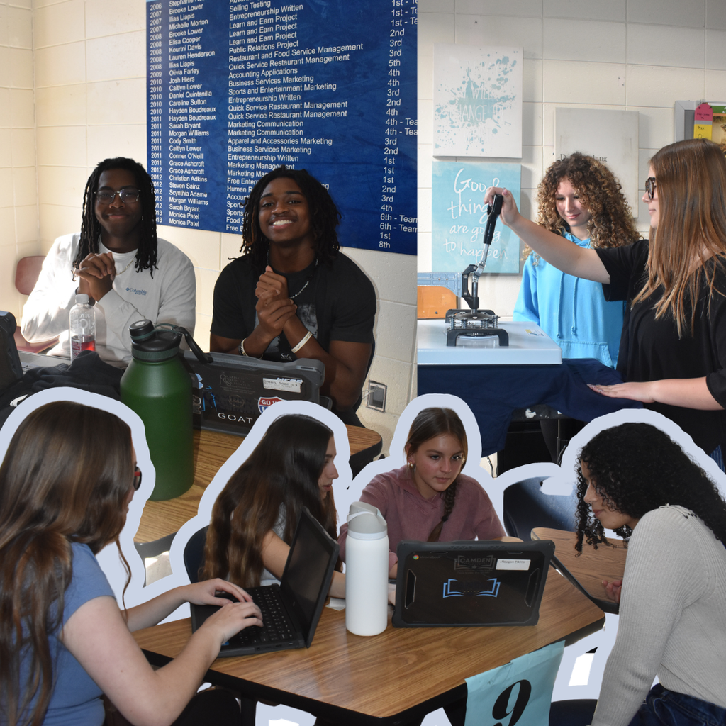 students doing assignments and projects