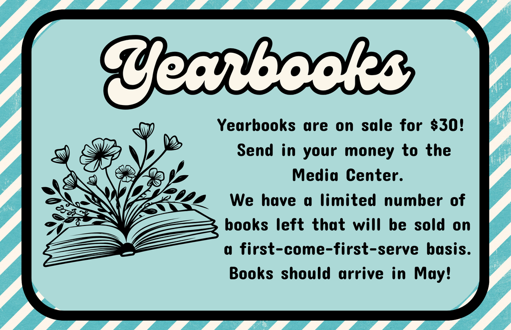 Yearbooks are on sale!