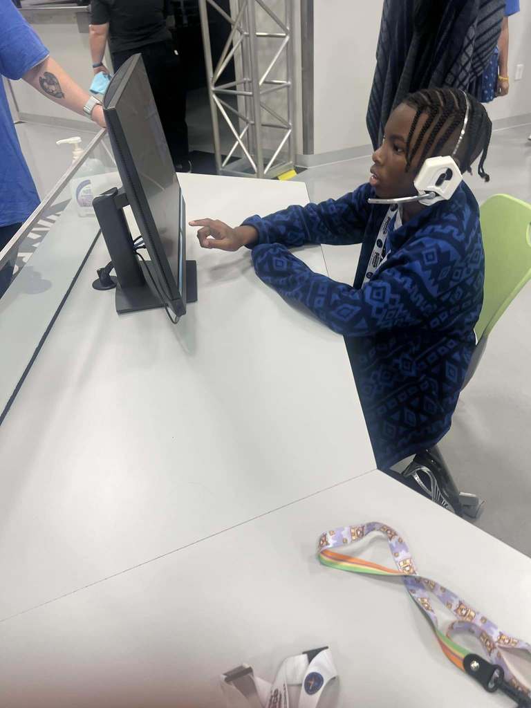 students exploring the Kennedy Space Center