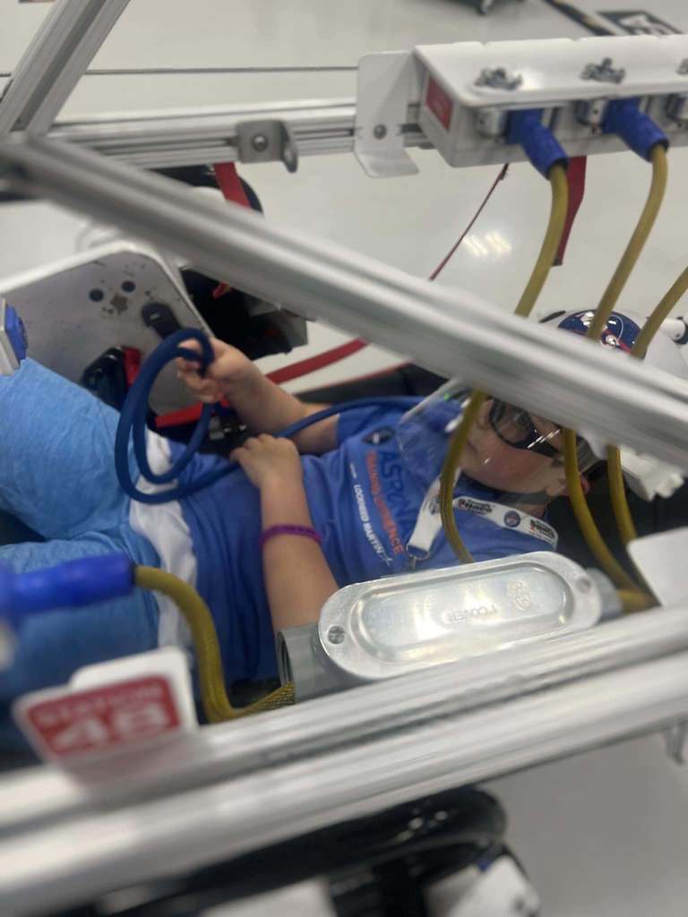 students exploring the Kennedy Space Center