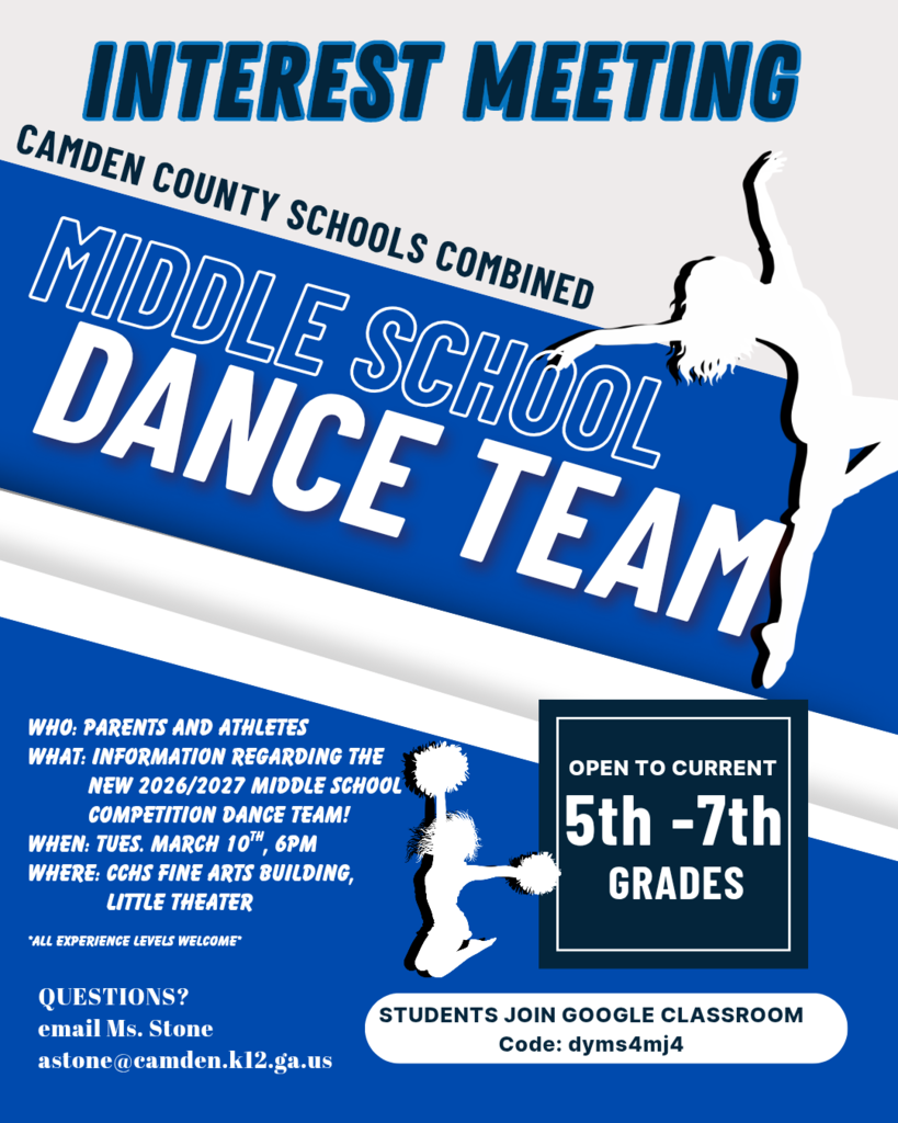 CMS dance team march 10 at 6:00