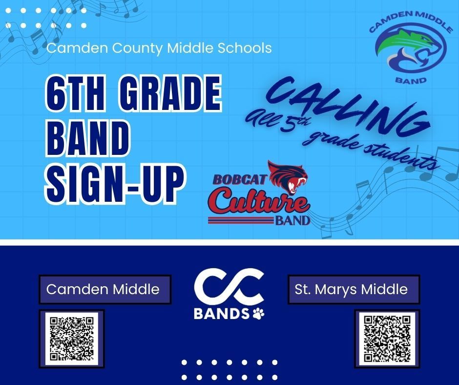 6th grade band sign up