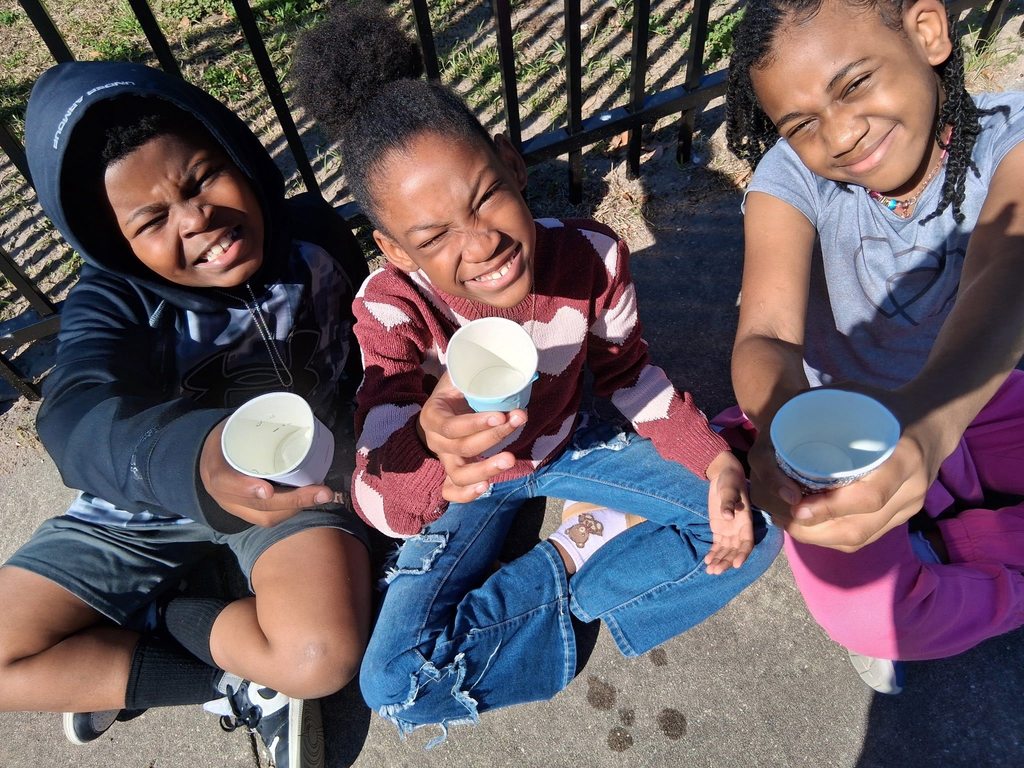 students doing experiment
