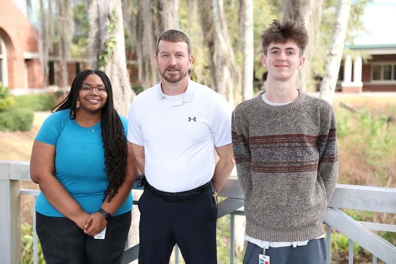 students and principal