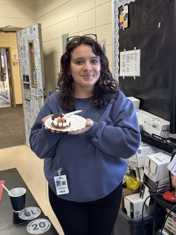 students with cookies