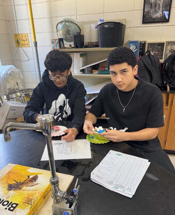 students with cookies