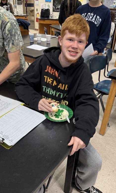 students with cookies