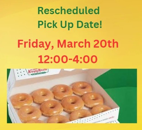Doughnut Pickup Date Change