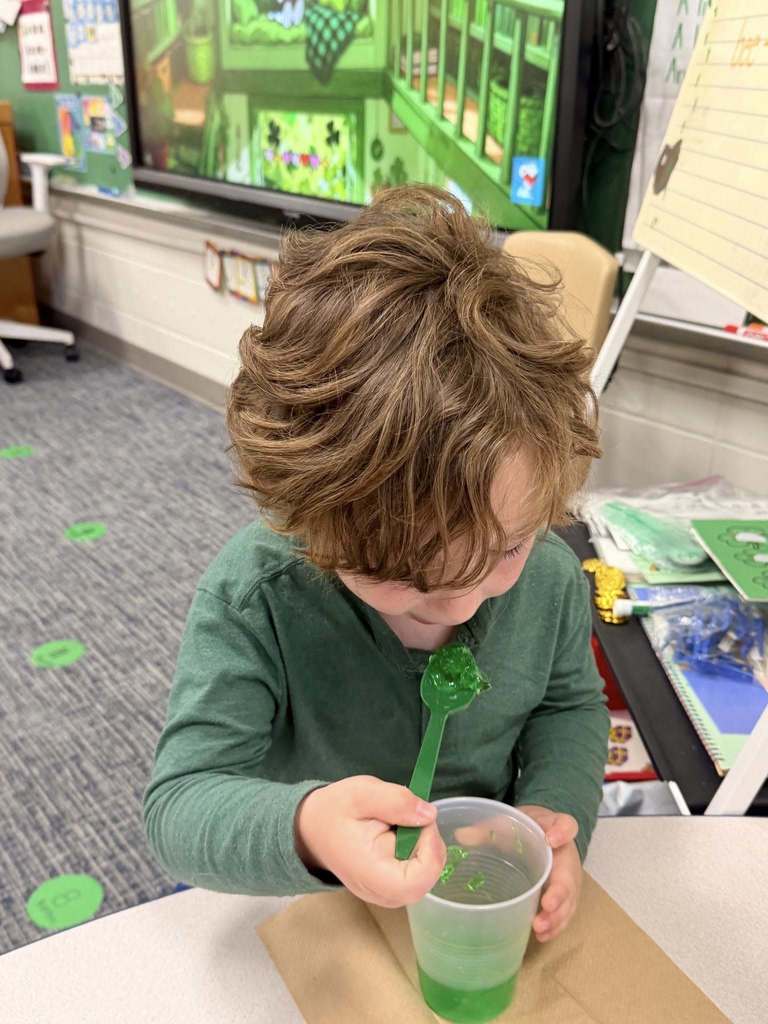 students enjoying their snack