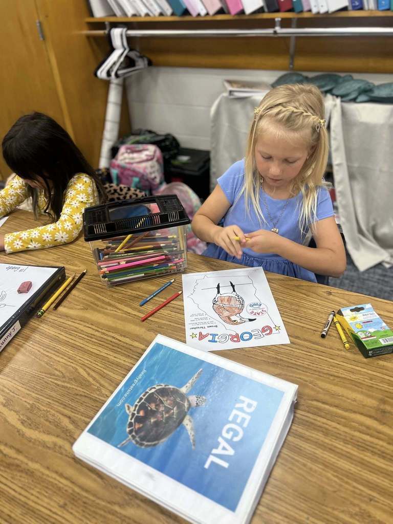 students working on assignment