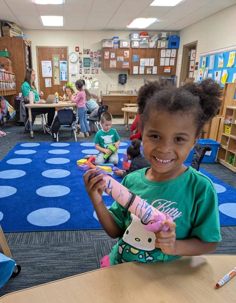 students doing project