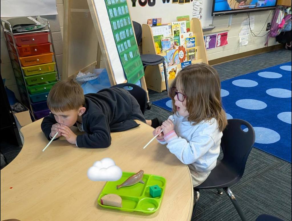 students doing project